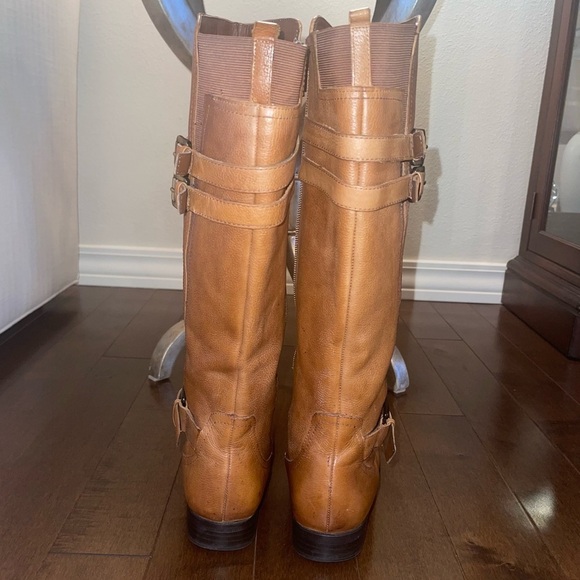 Naturalizer Jessie Tall Leather Buckle Equestrian Riding Boots - Picture 8 of 16